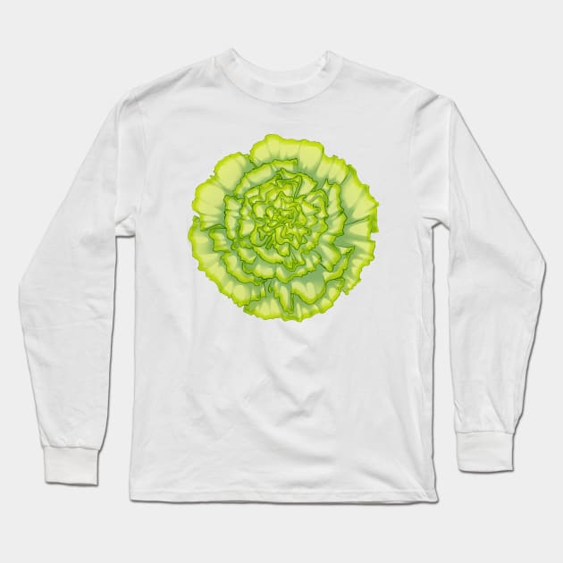 GREEN CARNATION Long Sleeve T-Shirt by SmalltimeCryptid